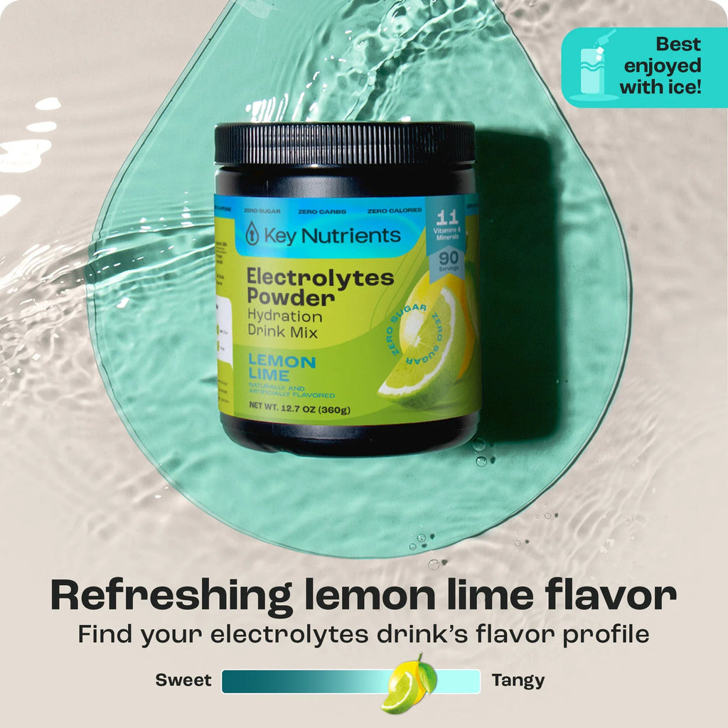 Electrolyte Recovery Plus Powder (Sugar-Free) Key Nutrients