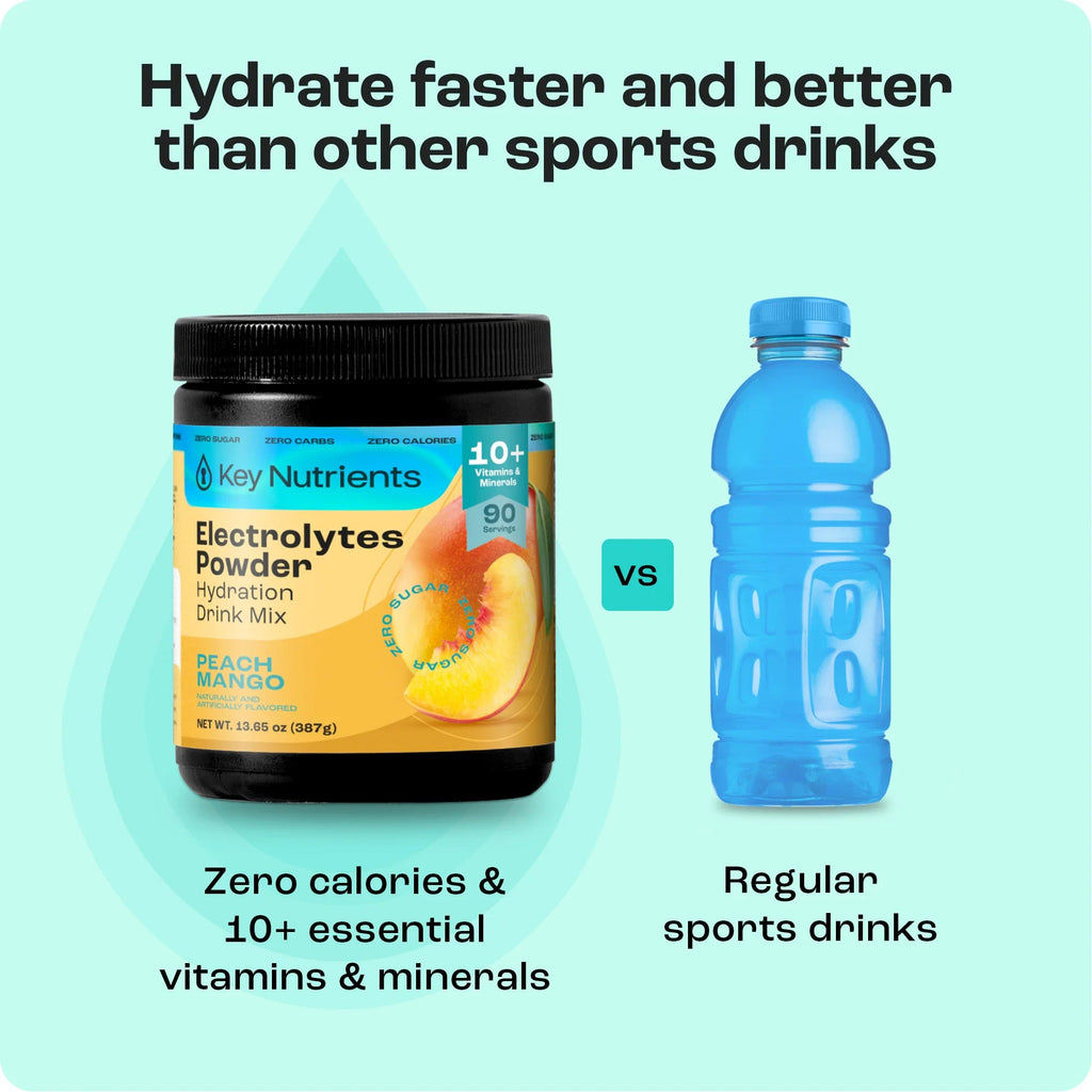 Electrolyte Recovery Plus Powder (Sugar-Free) Key Nutrients