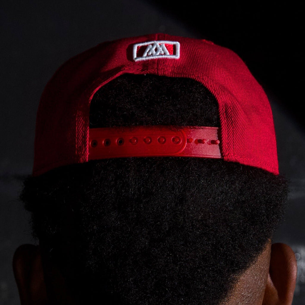 ‘7’ Premium SnapBack - Red/White Malta Apparel