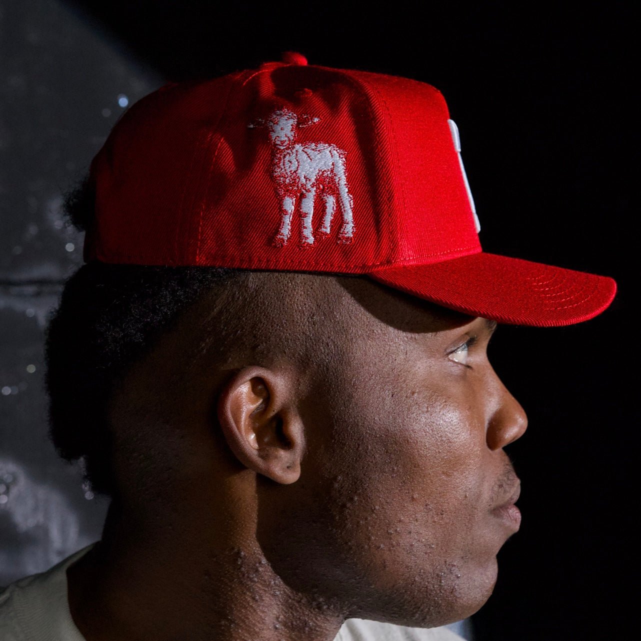‘7’ Premium SnapBack - Red/White Malta Apparel