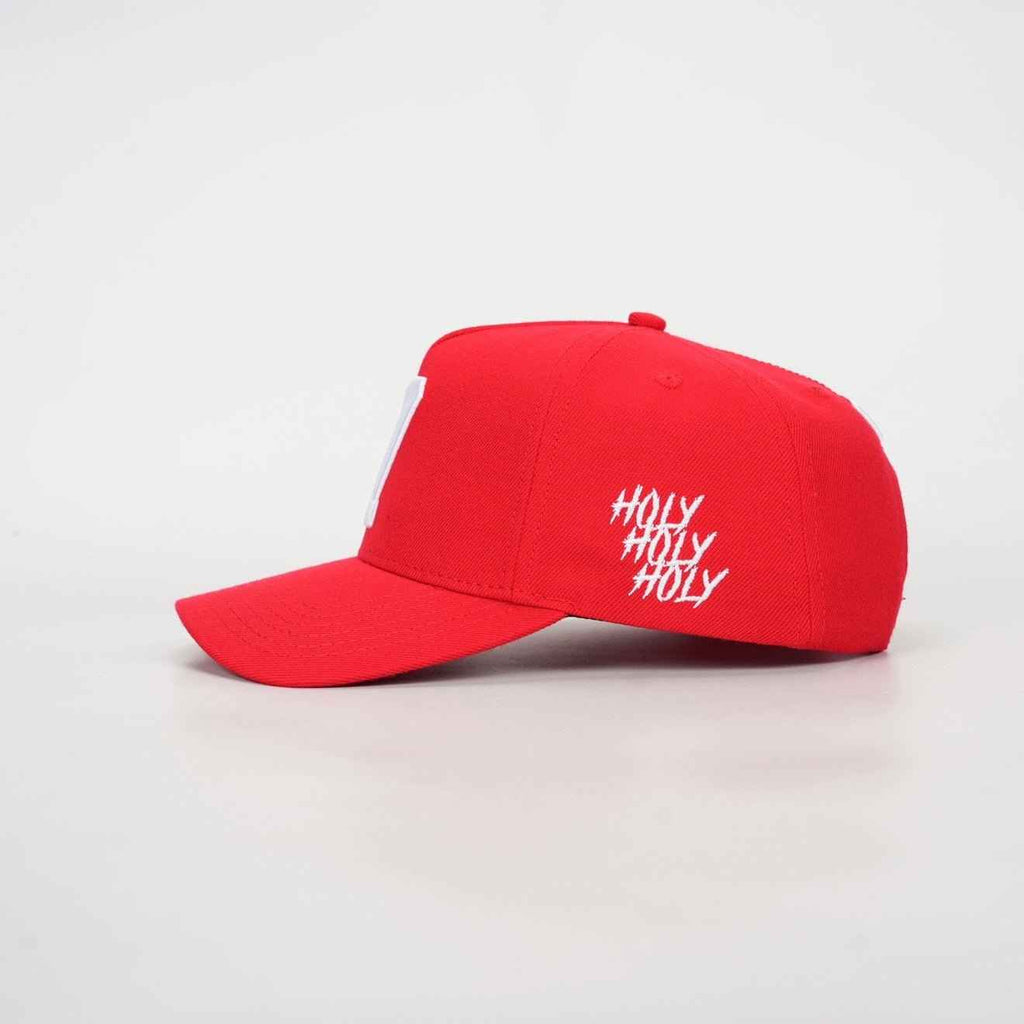 ‘7’ Premium SnapBack - Red/White