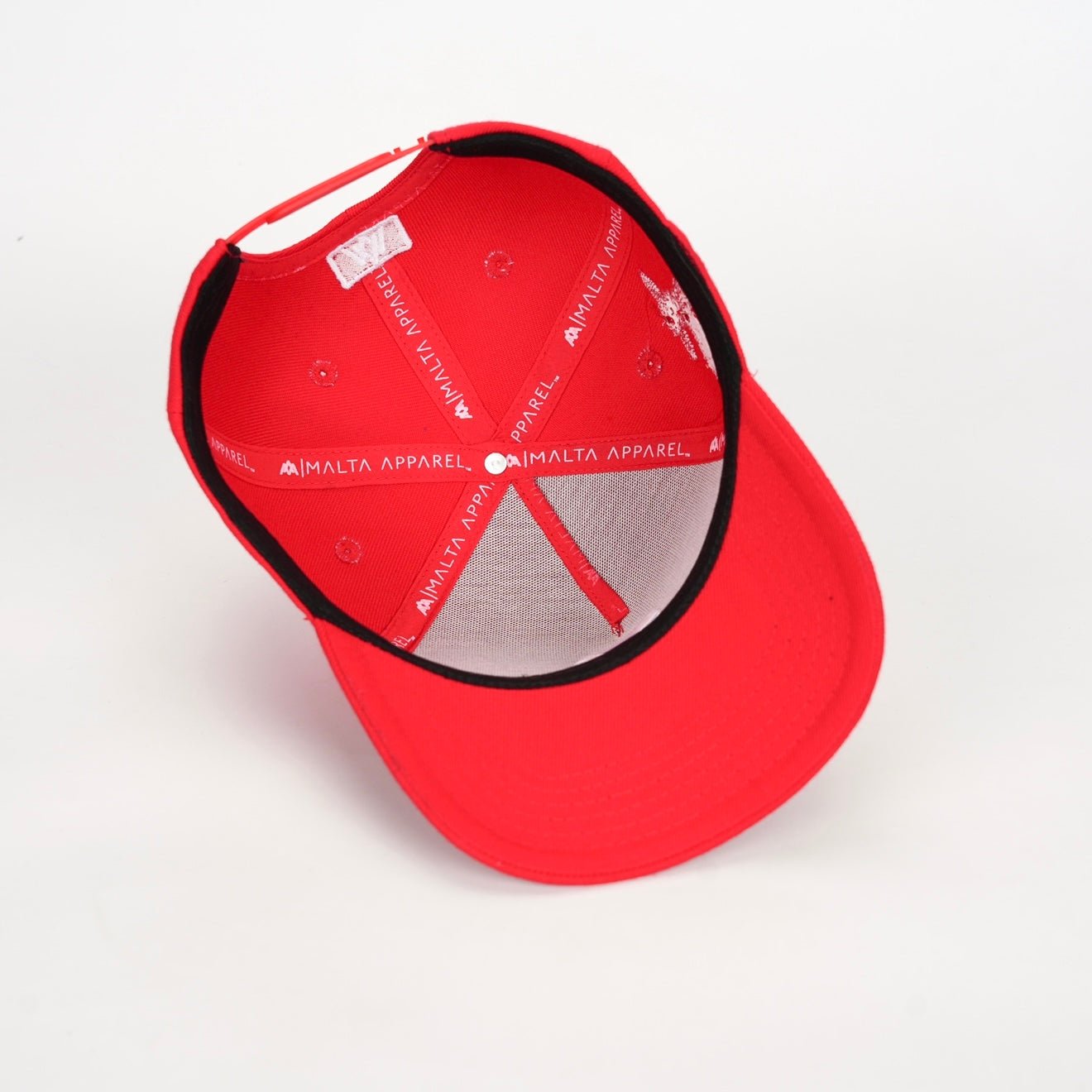 ‘7’ Premium SnapBack - Red/White Malta Apparel