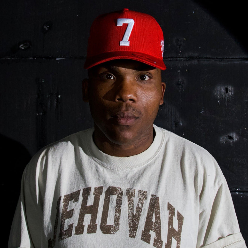 ‘7’ Premium SnapBack - Red/White Malta Apparel