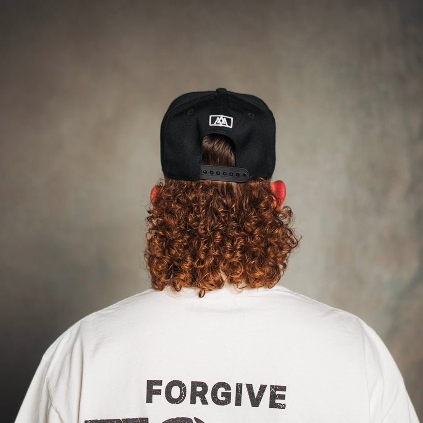 ‘7’ Premium SnapBack - Black/White Malta Apparel