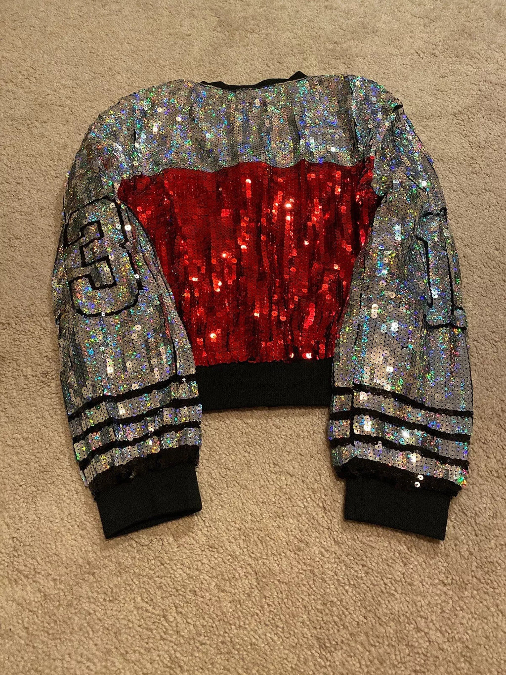 Delta Sigma Theta DST 1913 Sorority Sequin Jacket T-Shirt Crazed