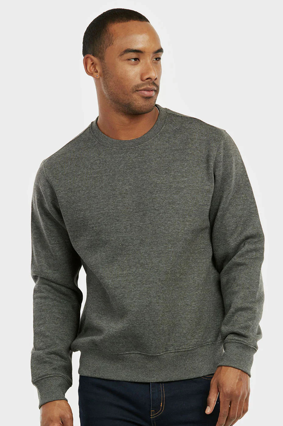 Dim Gray KNOCKER Crew MEN'S SWEATSHIRT
