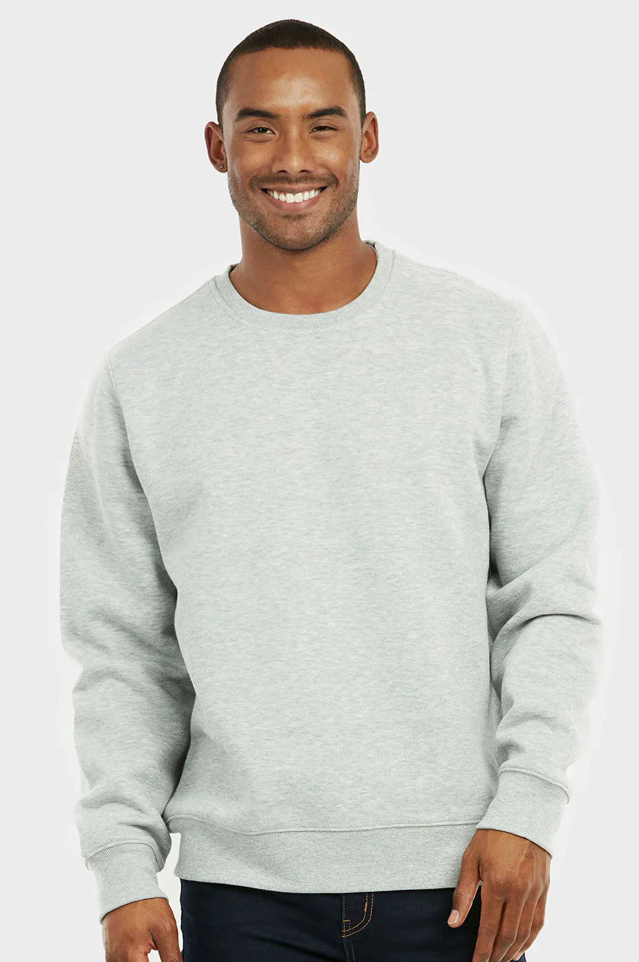 Light Gray KNOCKER Crew MEN'S SWEATSHIRT